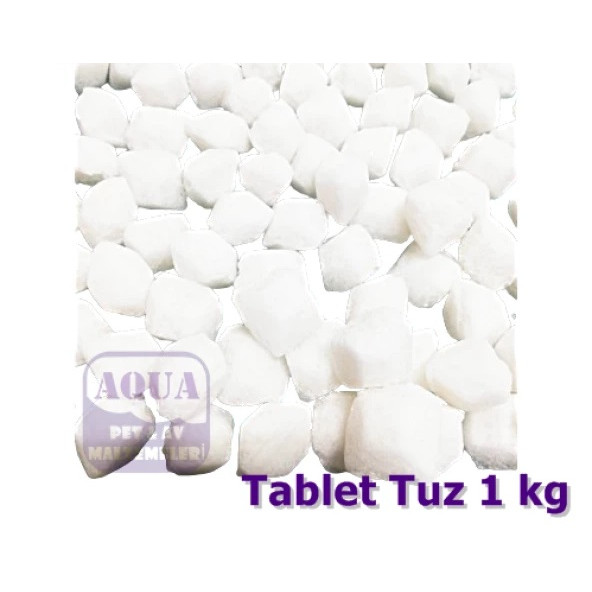 Akvaryum Su Düzenleyici Tablet Tuz Rafine Edilmiş İyotsuz 1 kg