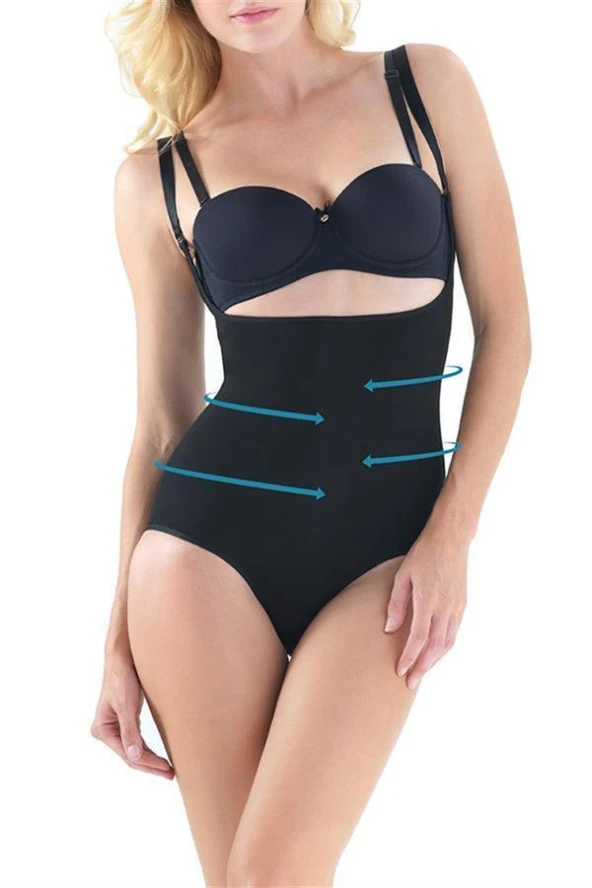 Dode Flora FormF 990 Kadın Beden Küçülten Dikişsiz Göğüs Altı Slip Boy Korse