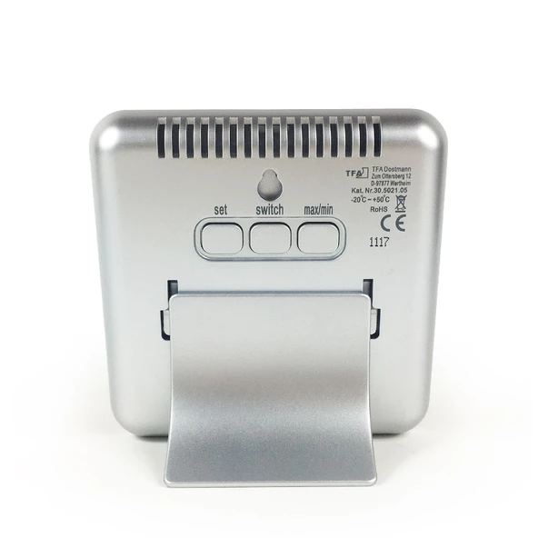 TFA Style Kırmızı Çiçekli Termometre Nem Ölçer - 6