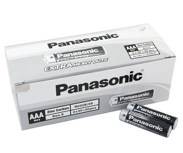 Panasonic Manganez İnce Kalem AAA Pil 60'Lı Paket