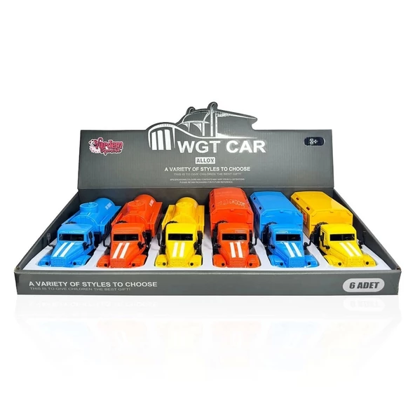 WK-2217-6 Çek Bırak 1:50 Tanker Off Road -Vardem Oyuncak - 8