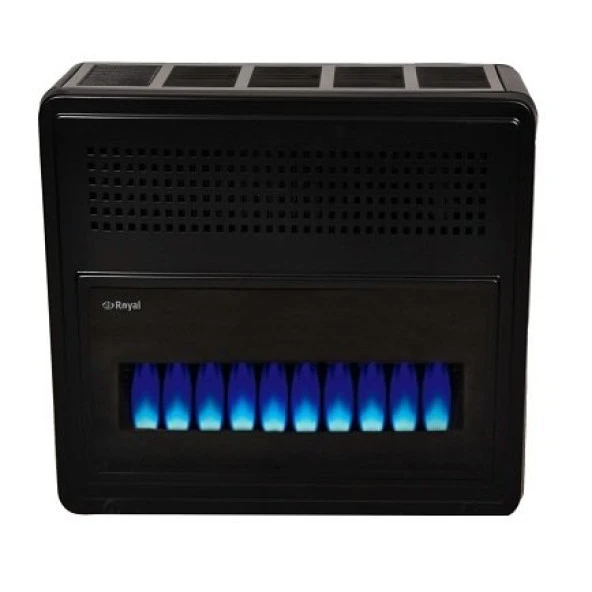 As Royal HR 11000 G DT - 11kW Hermetik Soba - Duvar Tipi Camlı Fansız - Resim 2