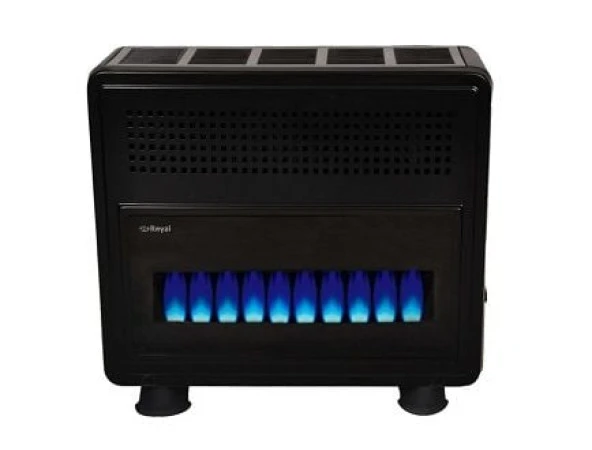 As Royal HR 11000 G - 11kW Hermetik Soba - Yer Tipi Camlı Fansız - Siyah - Resim 4