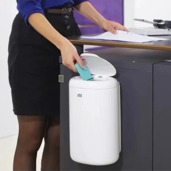 Tork Mini Çöp Kovası Beyaz 5 Litre (564000) - 4