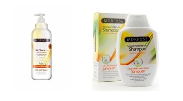 Morfose Pompalı 1000Ml Bitkisel Tuzsuz Şampuan Morfose Saç Dökülmesine Karşı Şampuan 300ml. - 2