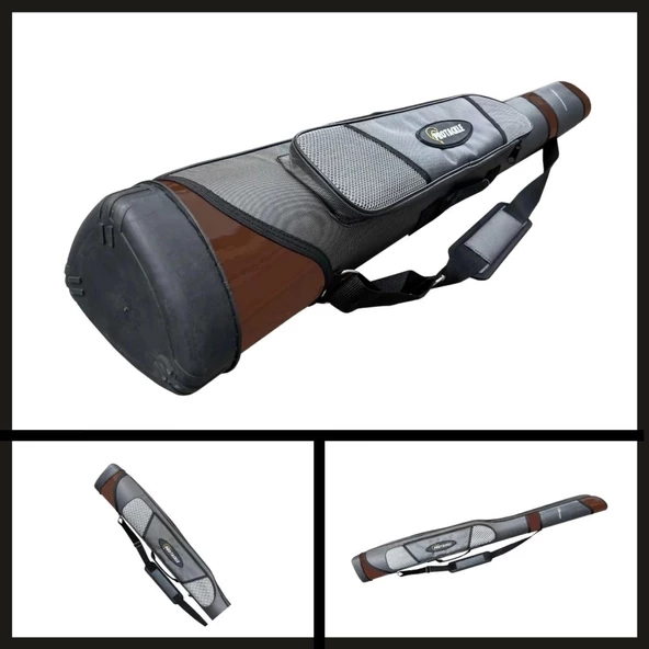 Uyguna-Yakala Kahve 130 Cm (51050310br) Protackle Profesyonel Çok Amaçlı Kamış Çantası-MAL.392 - 2