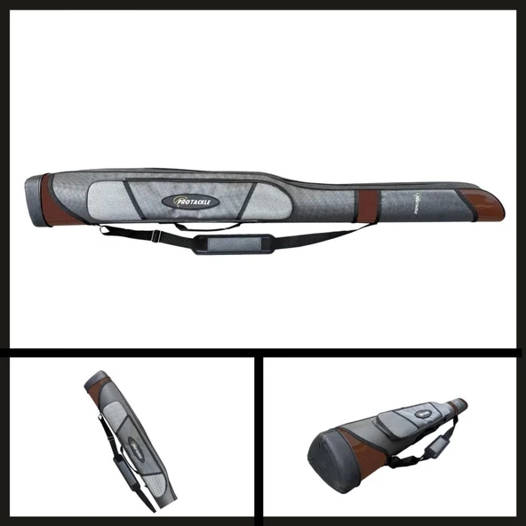 Uyguna-Yakala Kahve 130 Cm (51050310br) Protackle Profesyonel Çok Amaçlı Kamış Çantası-MAL.392