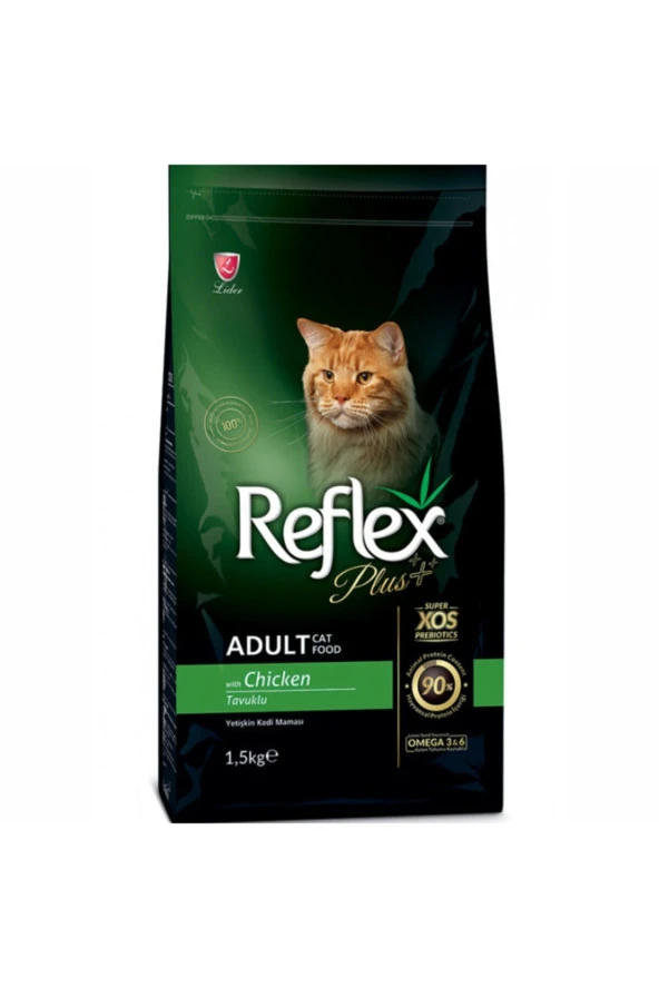 Reflex Plus Tavuklu Yetişkin Kedi Maması 1.5 kg x 3 adet