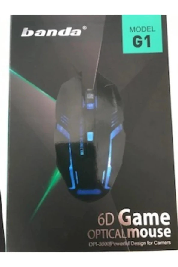 BandaG1 6d Led Işıklı Oyuncu Mouse