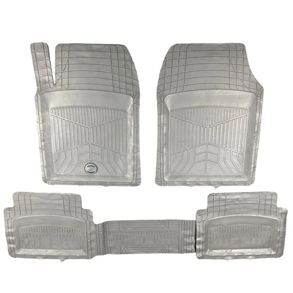 Space Pufi kauçuk (havuzlu) paspas move-gri  / TEPAY508-G