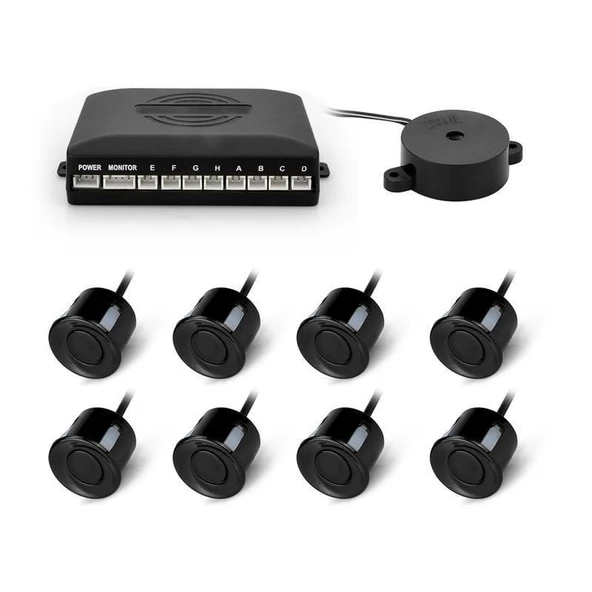 Space Ön-arka park sensörü ses ikazlı 8 sensörlü / GUPR25 - 2