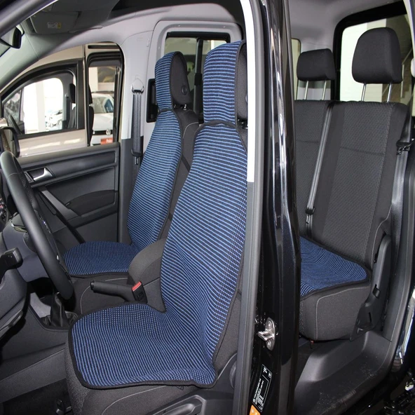 Space Space Kilim Minder 3lü Set Klasik Siyah/Mavi / KLMNY307-1