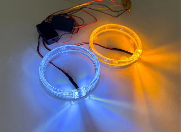 Angel Halka CREE Chipset 95mm Beyaz Turuncu Sinyal Modlu ürün görseli