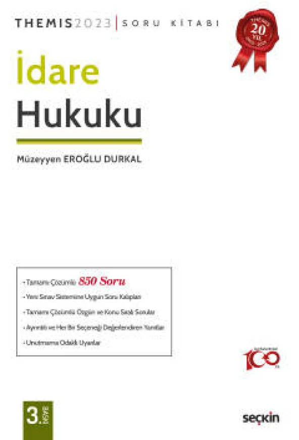 THEMIS – İdare Hukuku Soru Kitabı Tamamı Çözümlü - 1
