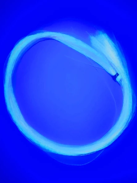 eagenset Pembe Fosforlu Karanlıkta Parlayan Glow Luminous in The Dark Ultraviyole (UV) Neon 1 Adet Çapari Simi - 3