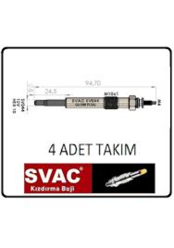 KIZDIRMA BUJİSİ (ISITMA) FIESTA / FOCUS MONDEO CONNECT 1.8 TDCI 10.V - 2