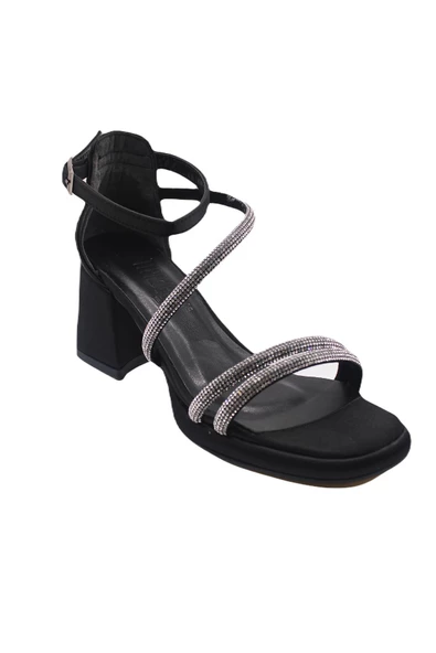 Trendella Taşlı Saten Abiye Ayakkabı - 10