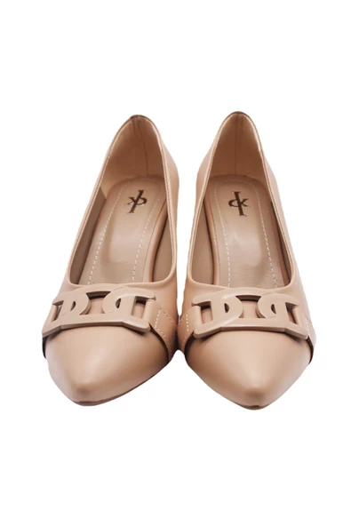 Palmiye Typu Taban Tokalı Stiletto Ayakkabı - 4