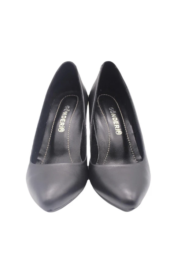 Gönderi Typu Taban Deri Stiletto Ayakkabı - 2