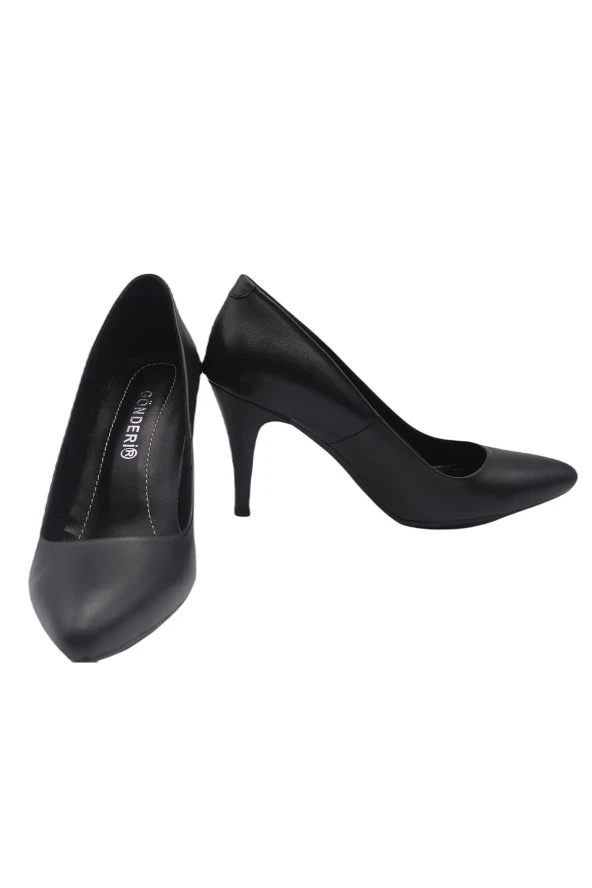 Gönderi Typu Taban Deri Stiletto Ayakkabı - 3