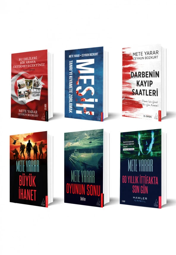 Mete Yarar Ceyhun Bozkurt Set (6 Kitap)