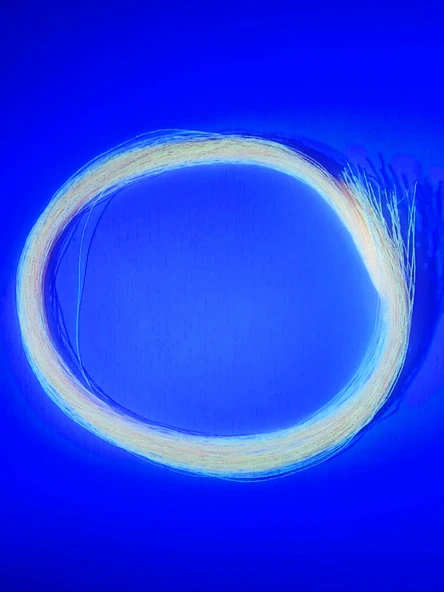 eagenset Turuncu Fosforlu Karanlıkta Parlayan, Glow Luminous in Dark Ultraviyole (UV) Neon 1 Adet Poşet Çapari Simi - 3