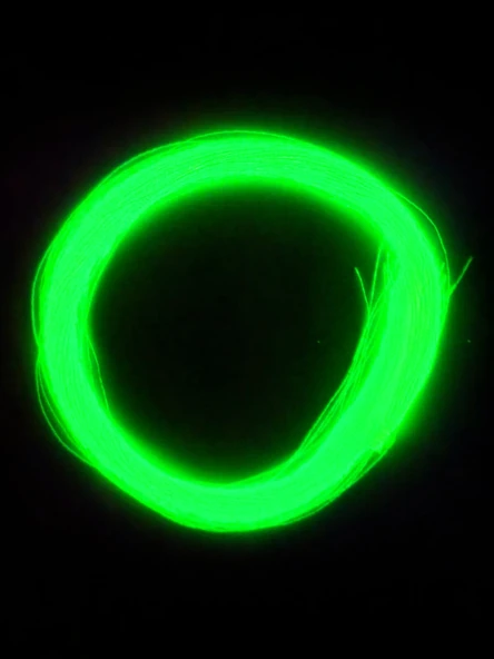 eagenset Sarı Fosforlu Karanlıkta Parlayan, Glow Luminous in Dark Ultraviyole (UV) Neon 1 Adet Poşet Çapari Simi - 2