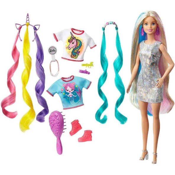 Barbie Sonsuz Saç Eğlencesi Bebek GHN04