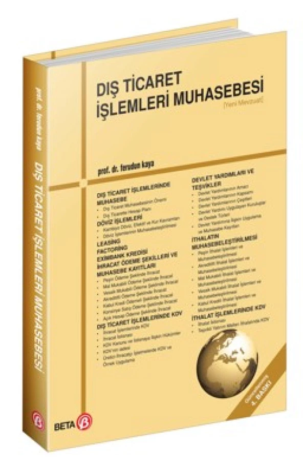 Dış Ticaret İşlemleri Muhasebesi