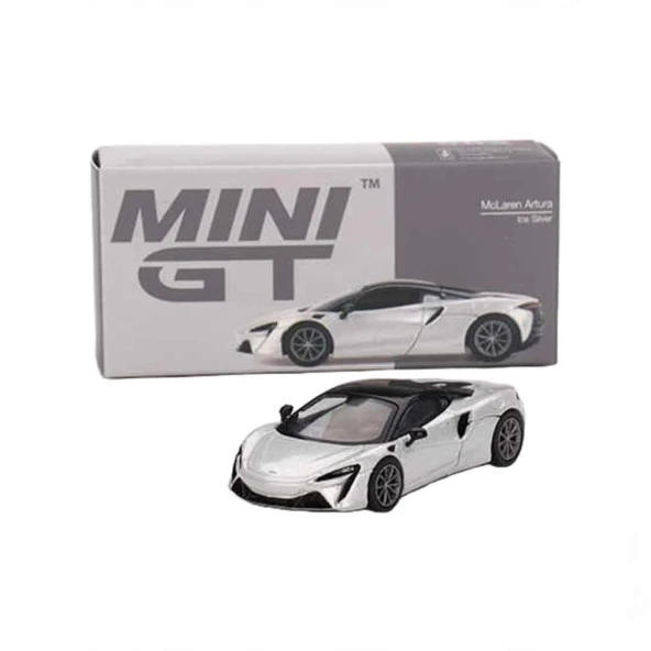 Nessiworld Mini GT 1:64 McLaren Artura Ice Silver
