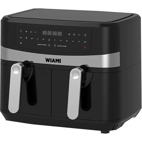 Wiami Airfryer Çift Sepetli 9 lt Yağsız Fritöz