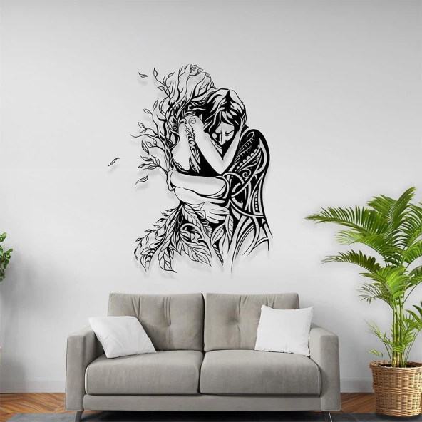 Kadın Erkek Tablo Romantik Çift Tablosu Lazer Kesim Tablo