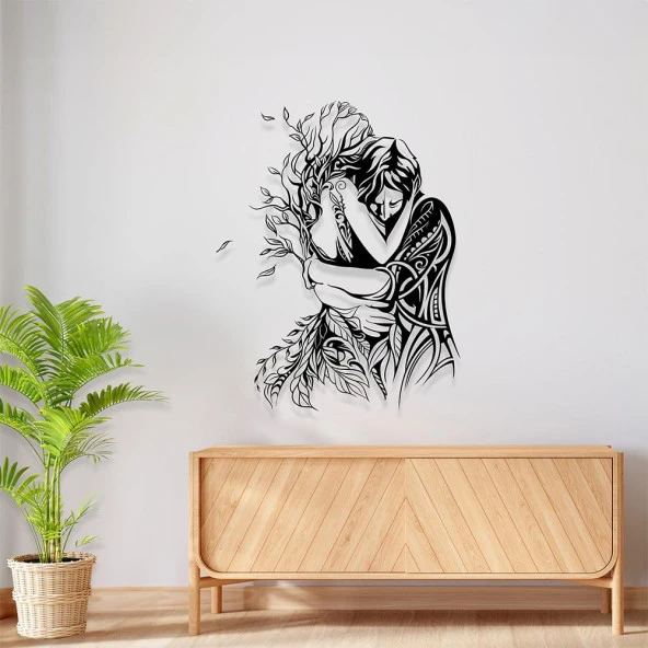 Kadın Erkek Tablo Romantik Çift Tablosu Lazer Kesim Tablo - 2