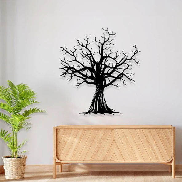 Metal Duvar Dekoru Yaşam Ağacı Metal Dekoratif Tablo - 2