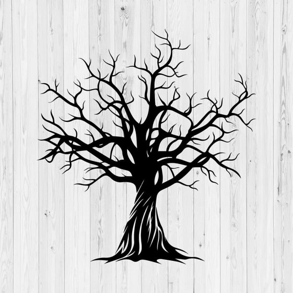 Metal Duvar Dekoru Yaşam Ağacı Metal Dekoratif Tablo - 3