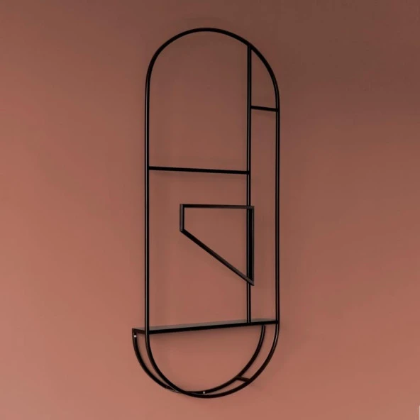 Portmanto Askılık Dekoratif Metal Duvar Askısı - 4