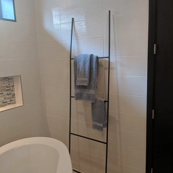 Şal Askılığı Metal Şal Askısı Merdiven Askılık - 3