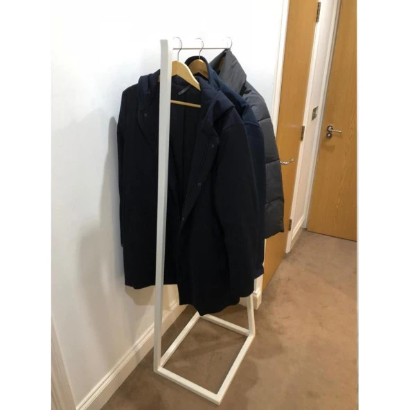 Kıyafet Askılığı Açık Metal Gardırop Konfeksiyon Sergi Askısı