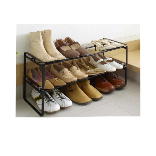 Kapı Önü Metal Ayakkabılık Raflı Ayakkabı Dolabı - 2