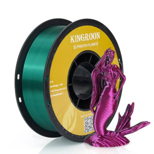 Kingroon PLA Silk Çift Renk Filament - 1,75 - 1KG