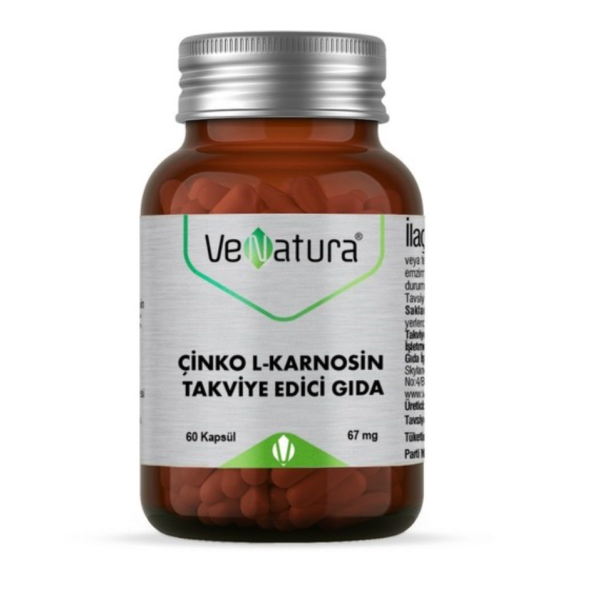 Venatura Çinko L-Karnosin 60 Kapsül