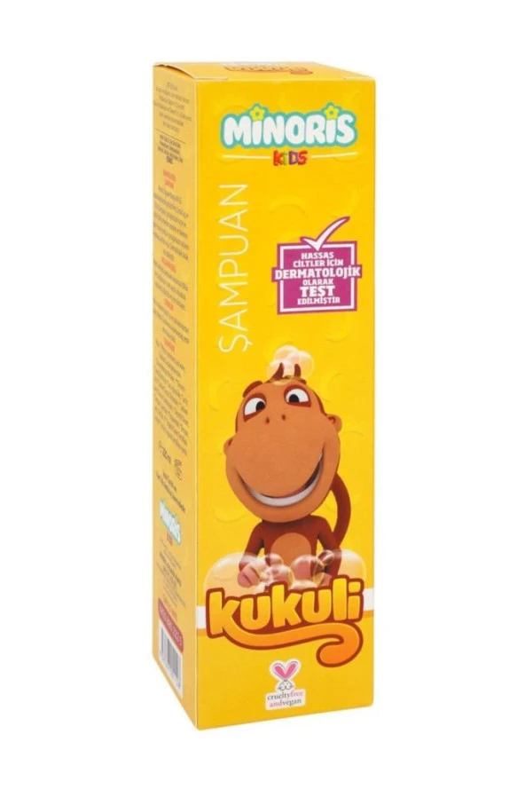 Minoris Kids & Kukuli Muz Kokulu Saç Ve Vücut Şampuanı 220 ml - 3