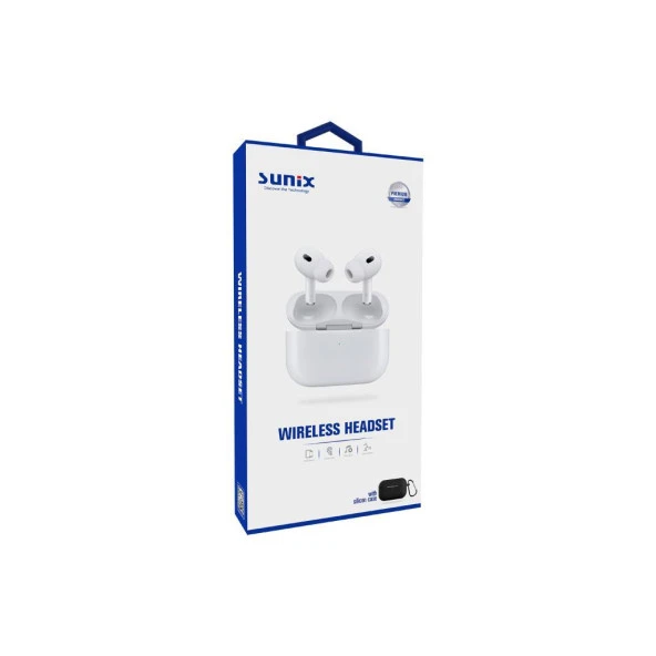 Sunix Kablosuz Şarj Özellikli Silikonlu Kulakiçi Bluetooth Kulaklık(Kılıf Hediyeli) BLT-42 - 6
