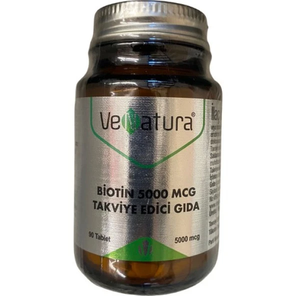 Venatura Biotin 5000 Mcg 90 Tablet