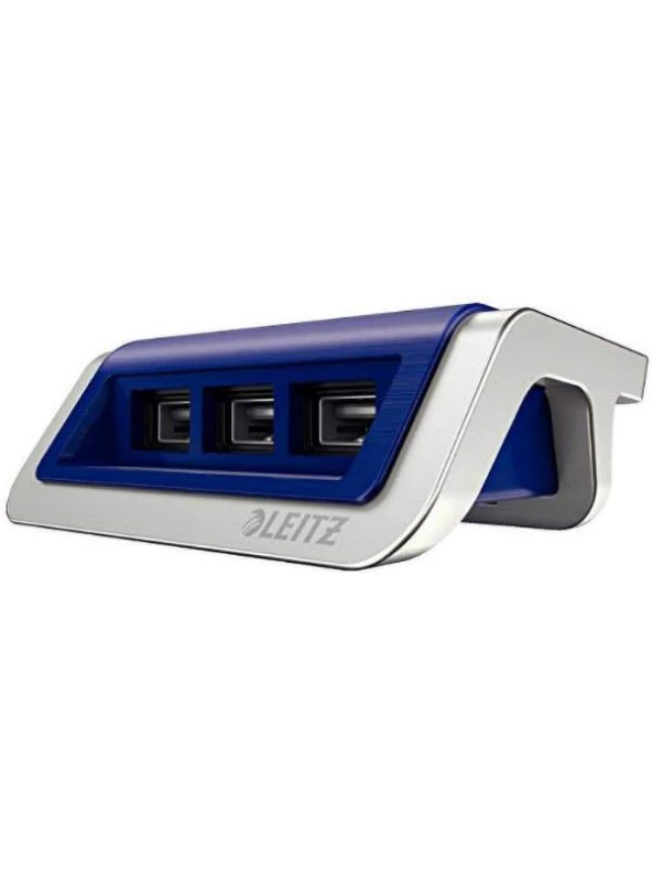Leitz Style 6207-69 3 in USB Şarj Cihazı, Mavi
