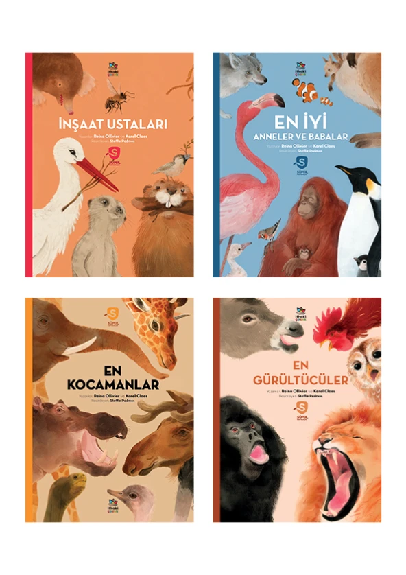 Süper Hayvanlar Okuma Seti ürün görseli