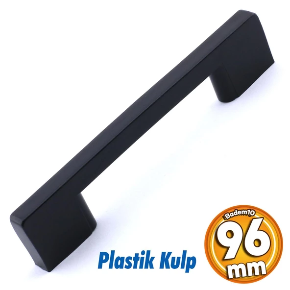 Köprü 96 Mm (SERT PLASTİK) Siyah Mobilya Mutfak Çekmece Dolabı Dolap Kapak Kulbu Kulpu Kulpları