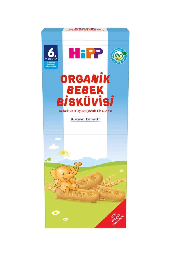 HiPP Organik Bebek Bisküvisi 180gr