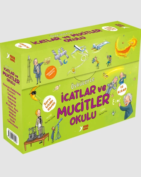 İCATLAR VE MUCİTLR OKULU - KUTULU SET + SORU KİTAPÇIĞI