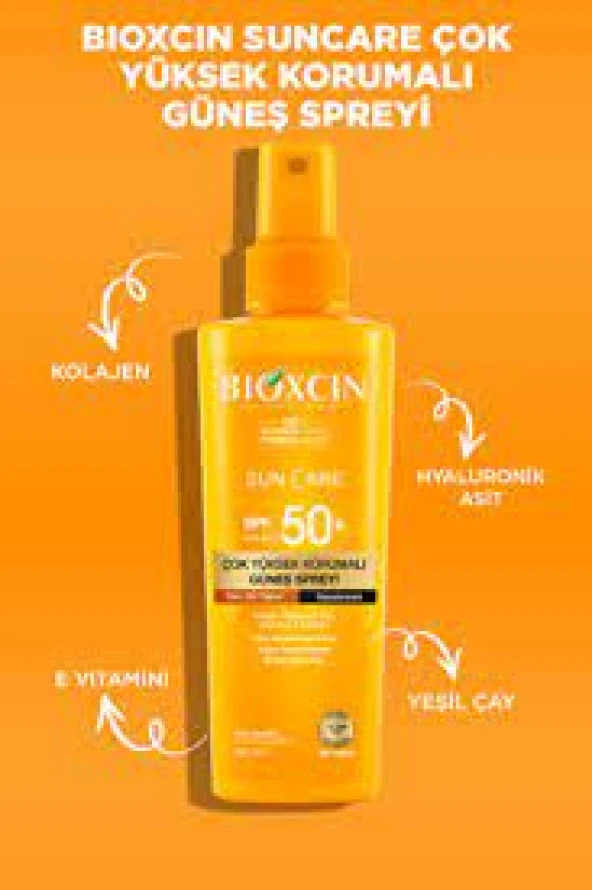 Bioxcin Sun Care Spf 50 Çok Yüksek Korumalı Güneş Spreyi 200 ml